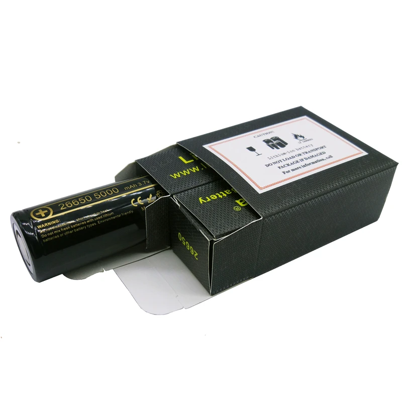 Liitokala Lii-50A 26650-50A 5000mAh 26650 Li-ion 3 7 v аккумуляторная батарея для фонарика 20A 6 V