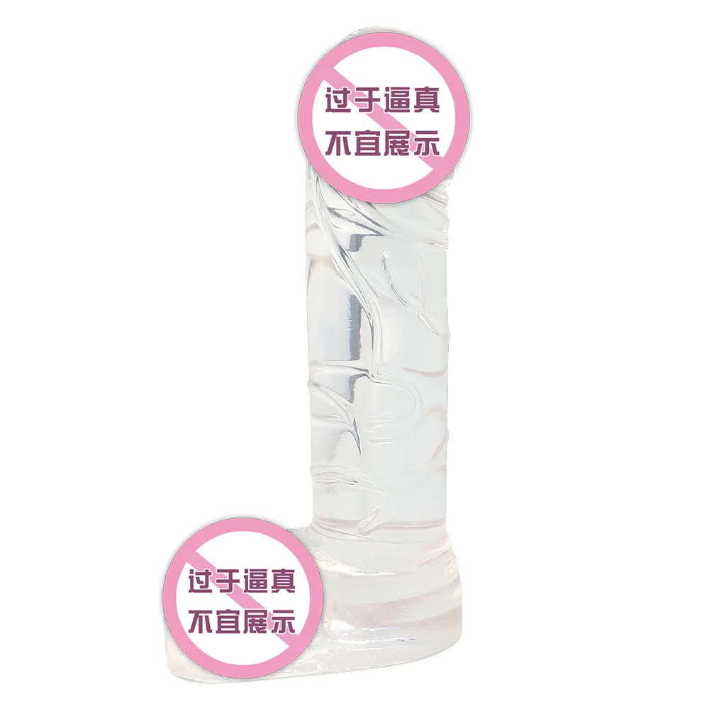 Кристальное желе большой анальный фаллоимитатор реалистичные секс игрушки для