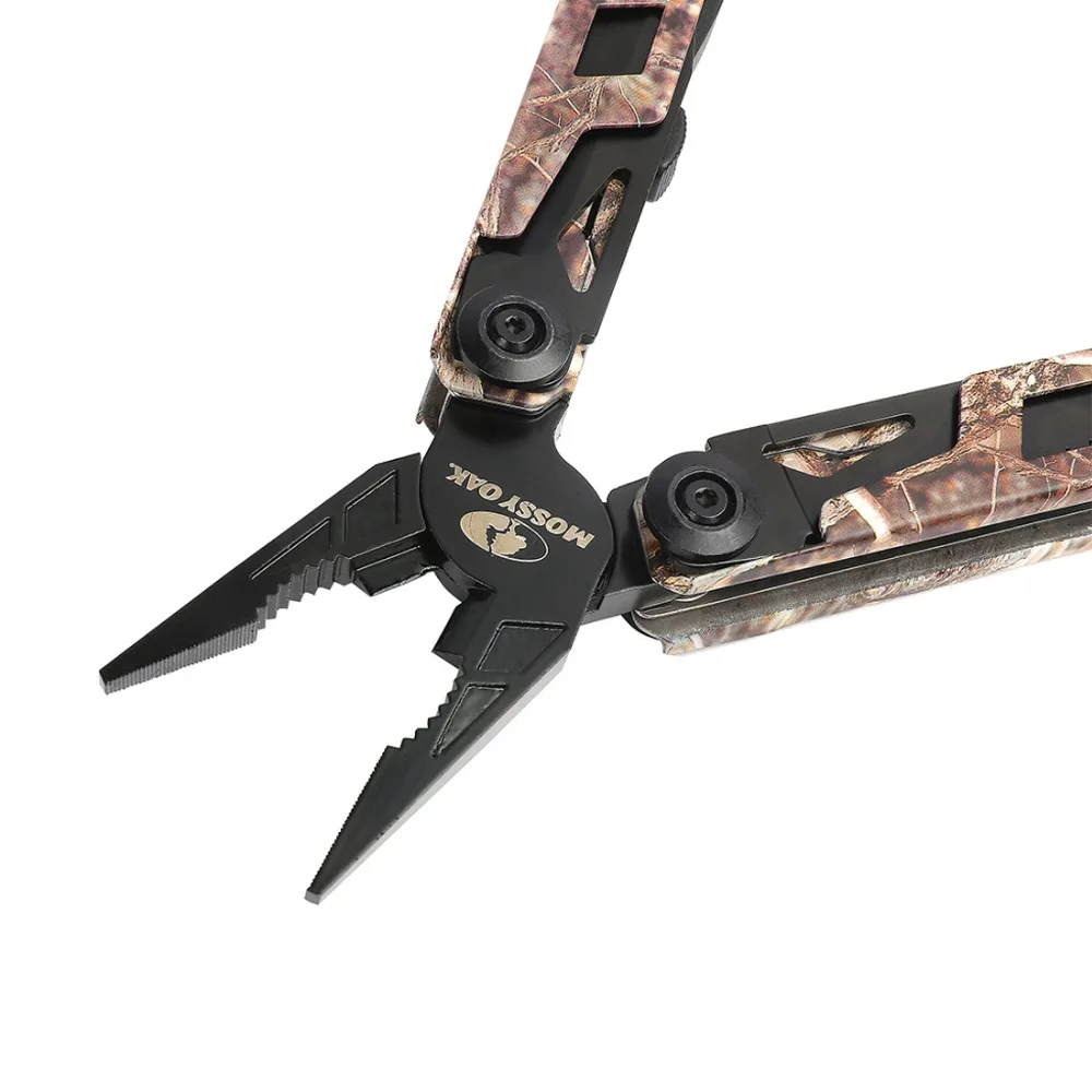 MOSSY OAK 21 в 1 Мульти плоскогубцы для зачистки проводов складные плоскогубцы открытый кемпинг Мультитул