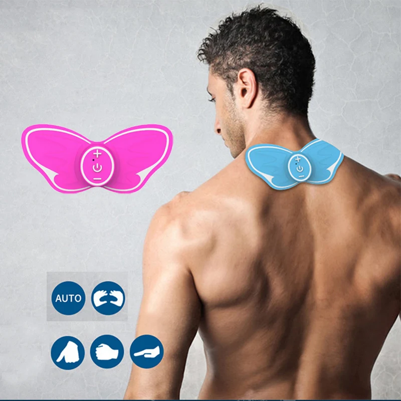 

Mini Butterfly Acupuncture Pulse Massage Electrotherapy Multi-function Acupoint Cervical Massager For Neck,Arm,Leg