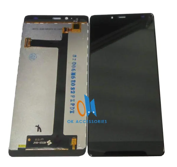 ЖК экран для Elephone S3 черный белый цвет дигитайзер сенсорного экрана с лентой