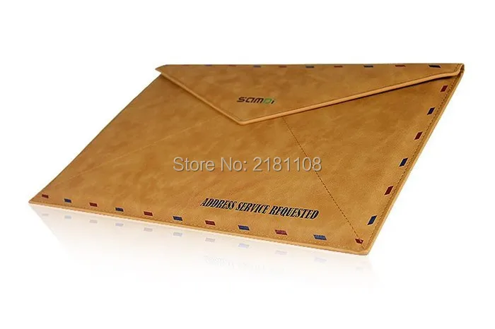 Чехол конверт для ноутбука MacBook pro 13 Air 11 защитная сумка из искусственной кожи Ipad