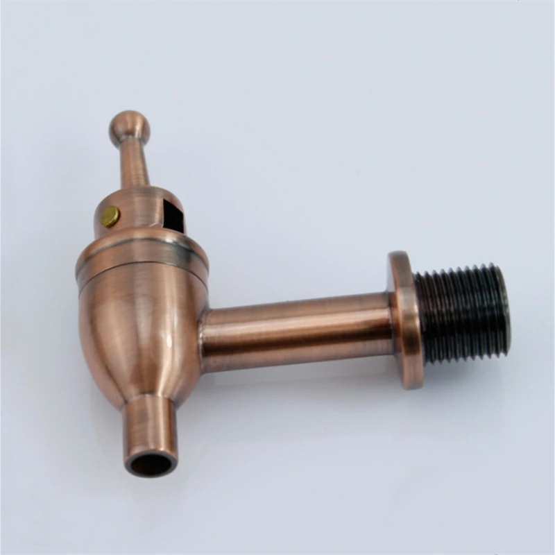 18mm 1 шт. Высокое качество медный корпус античный сверкающий кран для разлива вина стеклянная бутылка пивная бочка питьевой фонтан кран - Цвет: 18mm