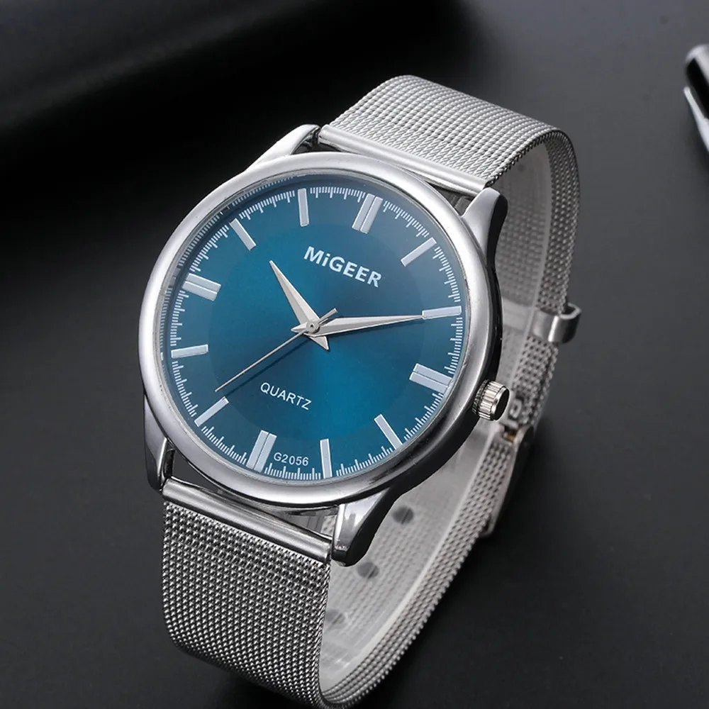 CUENA ультра тонкие мужские часы из нержавеющей стали водонепроницаемые Роскошные