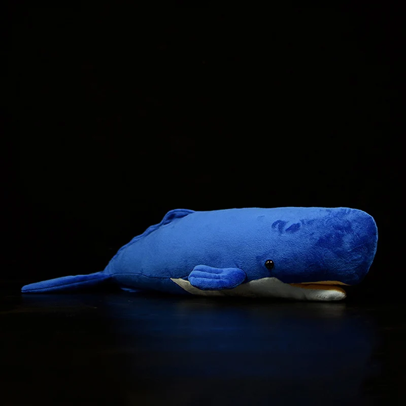 Sperm Whale 54 см длинные реалистичные кашалоты мягкие игрушки супер мягкие морские животные кахалот плюшевые игрушки горшок куклы-киты для детей - Цвет: Sperm Whale