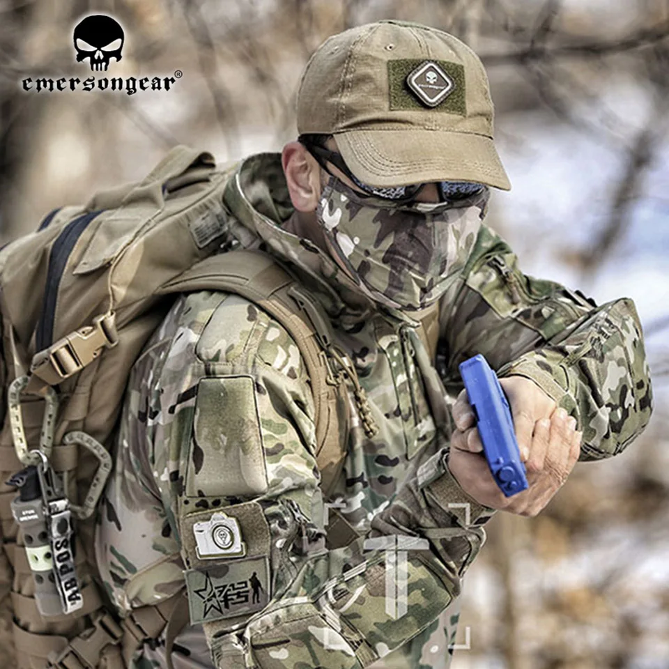 Emersongear Мужская тактическая спортивная одежда военный боевой спортивный костюм осень и зима с длинными рукавами мужские спортивные костюмы EM6894