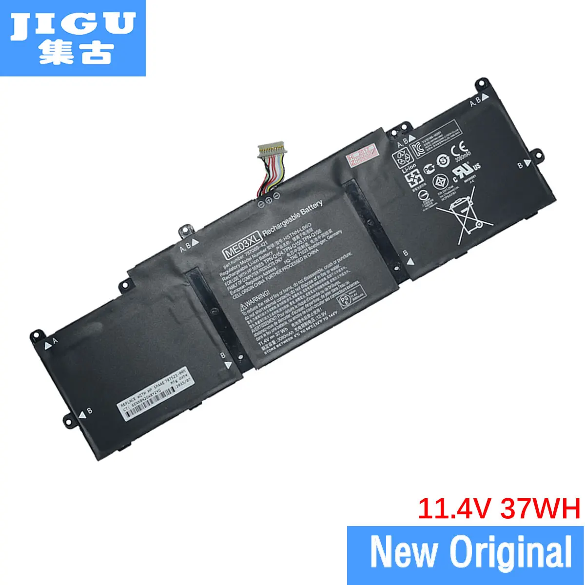 Оригинальный аккумулятор JIGU ME03XL для ноутбука HP Stream 11 13 C010NR 787089 421 787521 005 HSTNN UB6M