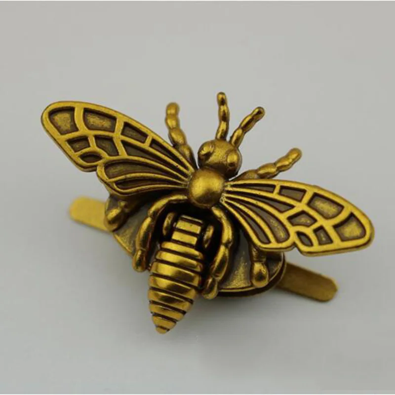 Металлическая застежка в форме пчелы с поворотным замком фурнитура для ручных
