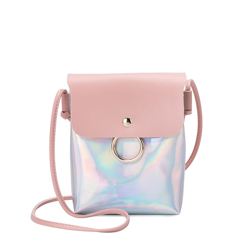 Прозрачная сумка 2019 женская модная лазерная мессенджер женские кошельки пляжная