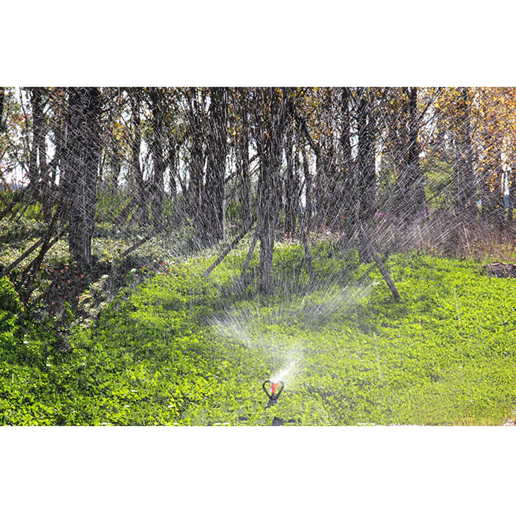 Пластиковый вращающийся на 360 градусов водяной опрыскиватель для лужайки