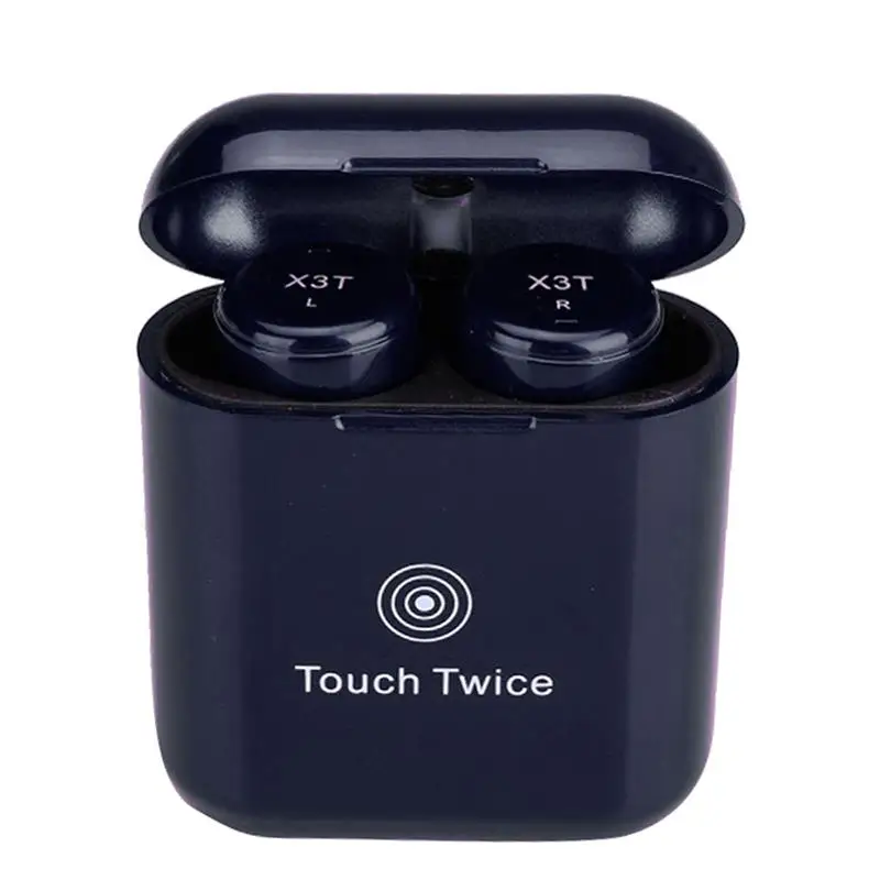 Фу и Ybill Новый X3T сенсорный Управление True Беспроводной Bluetooth наушники мини