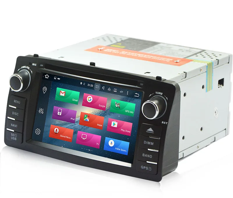 Qcta core Android 9 0 автомобильный DVD GPS плеер для Toyota Corolla E120 BYD F3 мультимедиа WIFI 4 Гб + 64 DVR USB