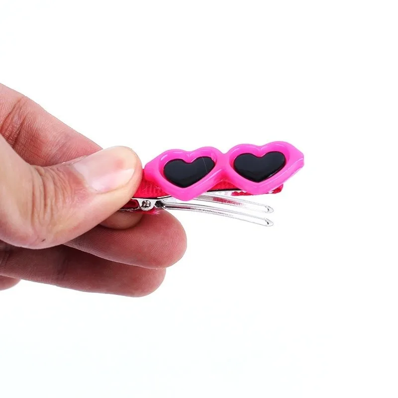 3 шт поводок для собак Заколки волос с принтом сердце Любовь Стиль милые мини