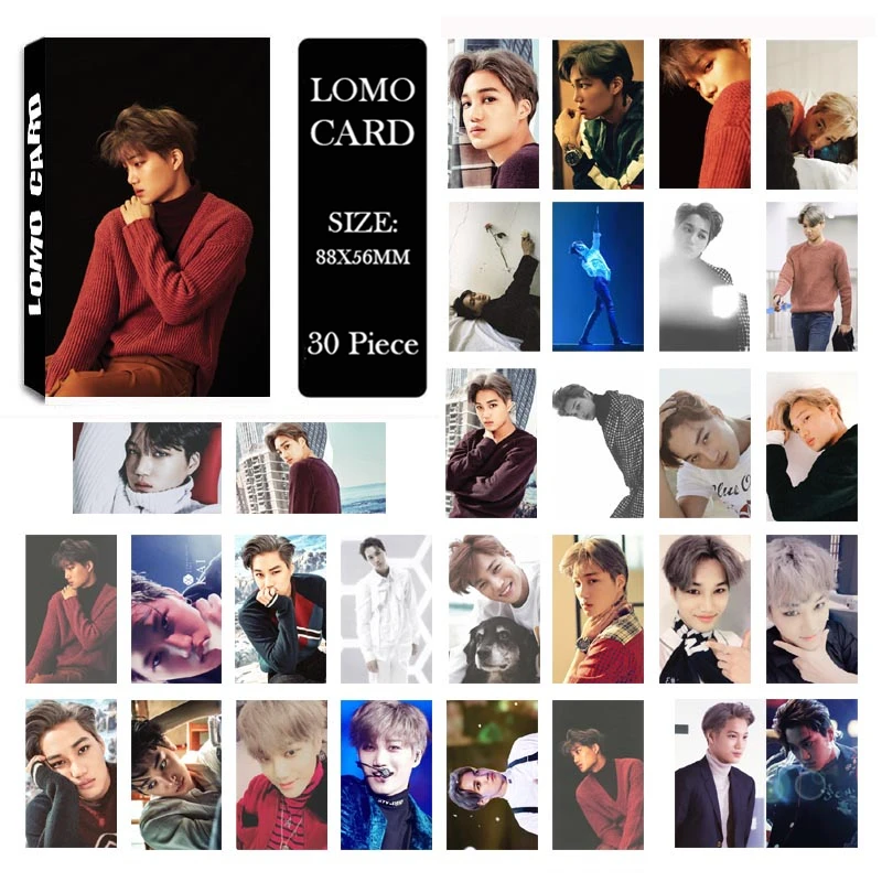 Альбом KPOP EXO KAI LOMO Cards K POP новая мода ручная работа бумажная Фотокарта HD