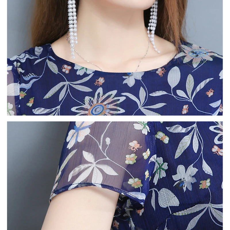 Повседневное летнее пляжное платье большой Размеры богемное Платье с принтом 2018