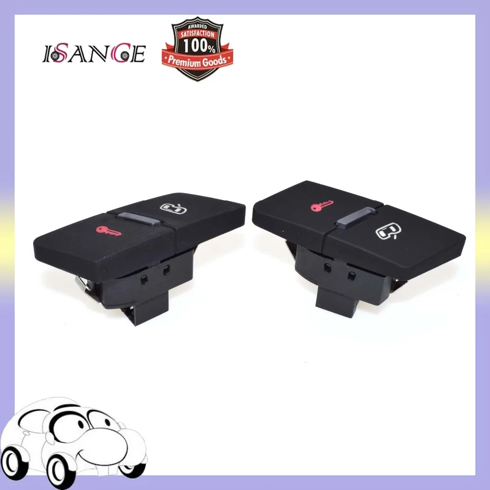 ISANCE 2 шт. переключатель блокировки двери передний левый и правый 4F1962107 4F1962108 для Audi