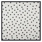 Женский атласный шелковый шарф в горошек, 60 см