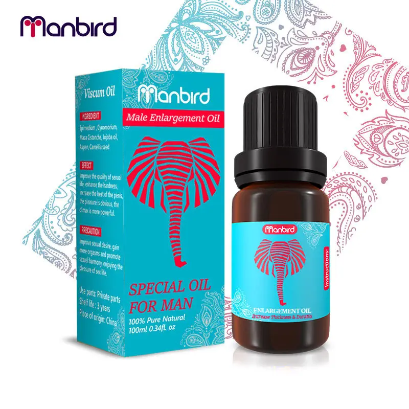 Manbird мужской Перманентный пенис увеличение t смазки масла гель секс для мужчин