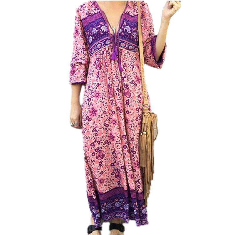 Платье с кисточками асимметричное пляжное летнее весеннее шифоновое кимоно v