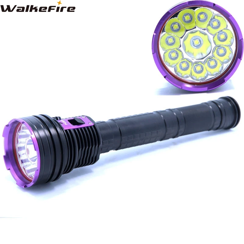 Hunting Flashlight Waterproof Aluminum Alloy 30000 Lumens 12 * XM-L2 LED Diving Torch | Лампы и освещение