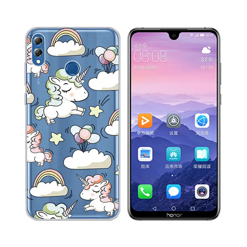 Arvin силиконовые чехлы для Huawei Honor 8X мягкий ТПУ чехол 6X 4X 4A 5X V8 8 5C окрашенный Max |