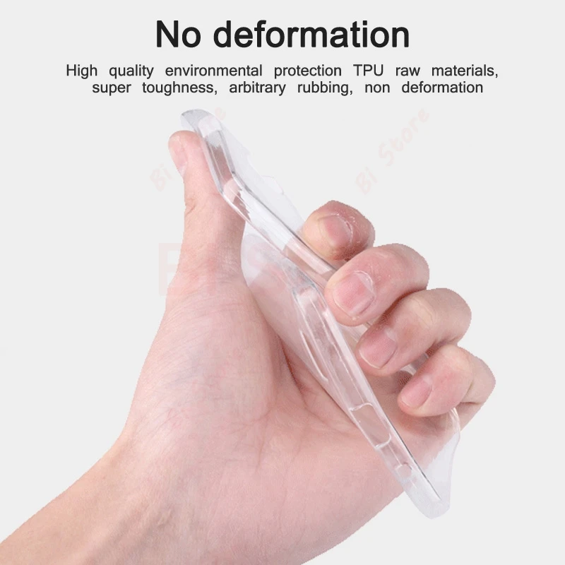 Чехол для телефона из мягкого ТПУ силикона прозрачные чехлы прозрачная задняя