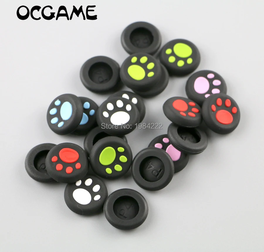 OCGAME 300 шт./лот Cat Claw популярный дизайн силиконовый колпачок джойстика для