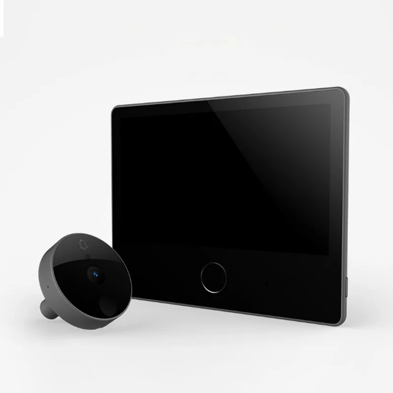 Xiaomi Luke умный дверной видео дверной звонок кошачий глаз молодежное издание CatY серый Mijia приложение управление аккумуляторная ips дисплей широкий угол H12