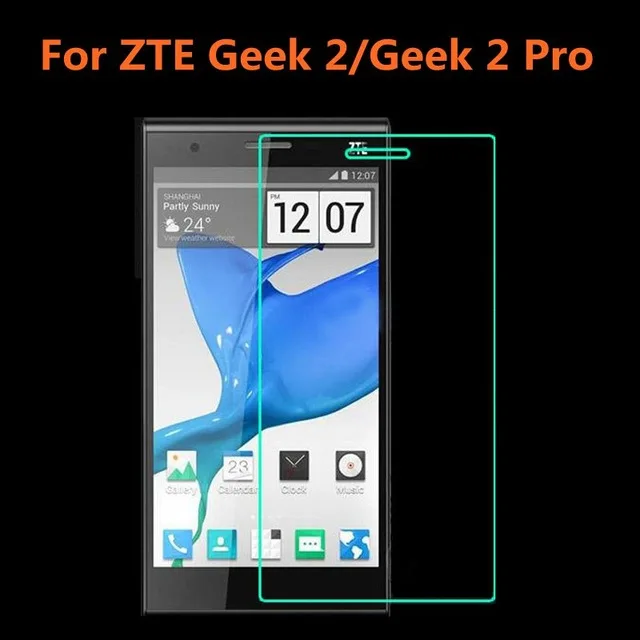 Закаленное стекло 2.5D для ZTE Geek 2 Высококачественная защитная пленка
