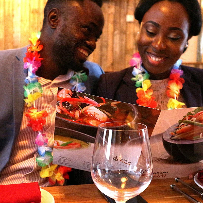 50 гирлянд тропических гавайских цветов от - Большие партии Гавайского Флористического Костюма Идеальные аксессуары для тематического Дня Рождения.