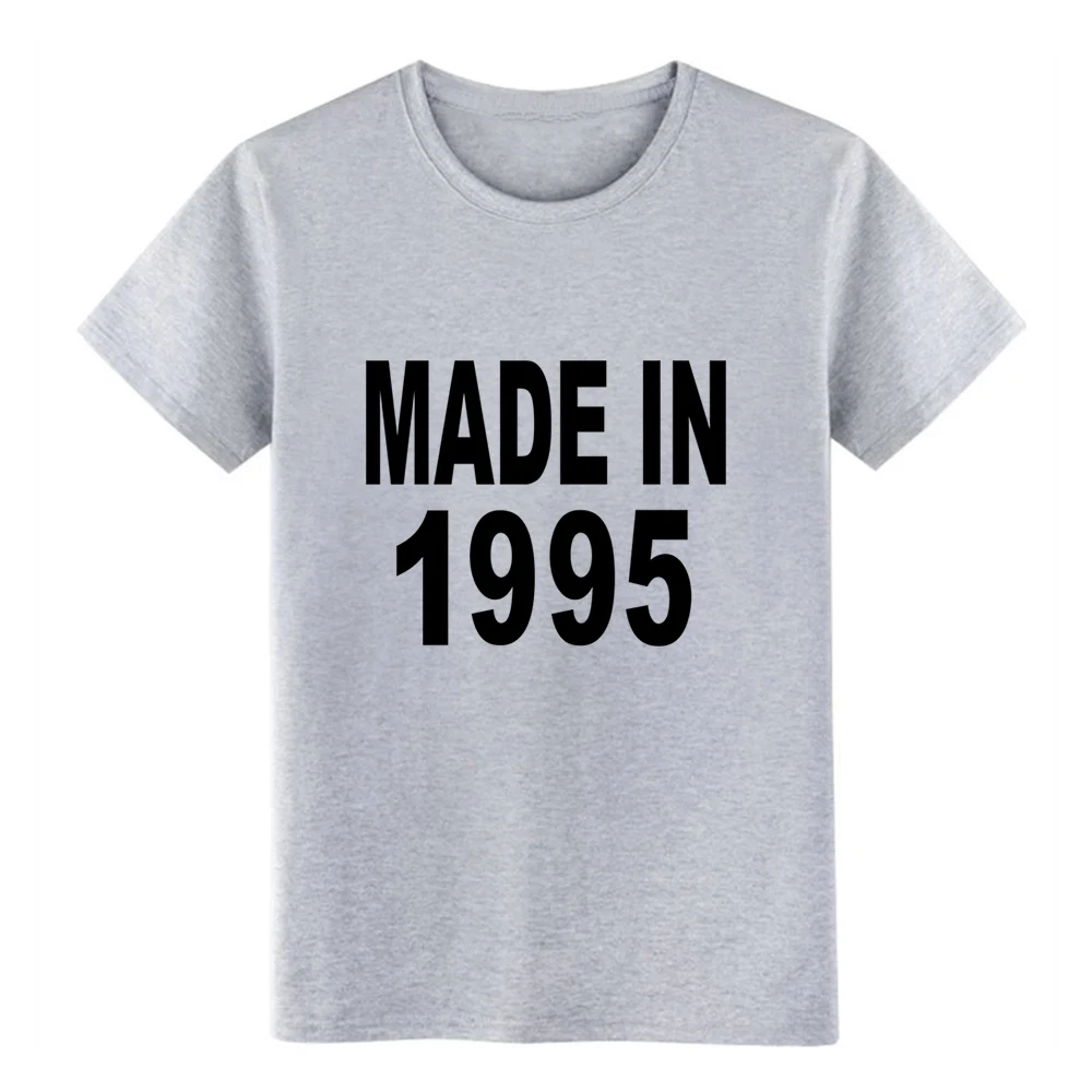 Мужская футболка Made in 1995 дизайн Стандартный крой забавная повседневная летняя