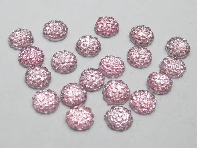 500 Разноцветные акриловые круглые плоские стразы 6 мм|rhinestone armband|rhinestone letter beadsbeads