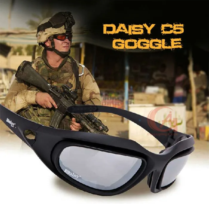 Новое поступление, Новые поляризованные армейские очки Daisy C5, солнцезащитные очки для мужчин, военные солнцезащитные очки для мужчин, тактические очки в пустыне