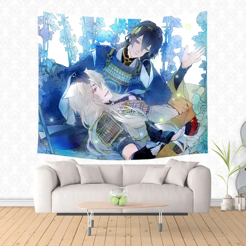 Настенный Гобелен Touken Ranbu с принтом пляжное полотенце украшение для вечерние