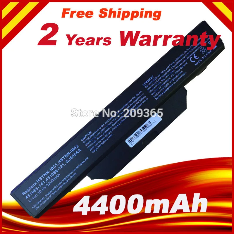 [Специальная цена] Новый аккумулятор для ноутбука Hp COMPAQ 550 610 615 6720s 6730s 6735s 6820s 6830s