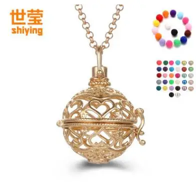 Мексика Chime ball Новое с сердцем винтажное ожерелье медальоном беременность для
