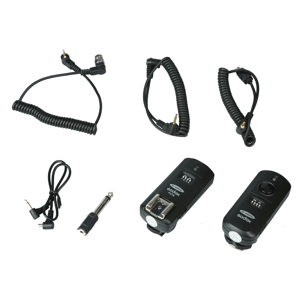 Godox 2.4g беспроводное устройство Studio Flash/вспышки Speedlite/спуск затвора 3in1 триггер FC 16