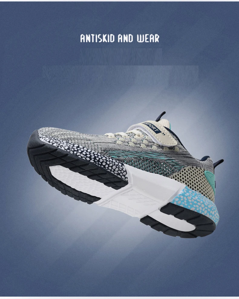 Весенне-Осенняя детская обувь, спортивная обувь для мальчиков, модная брендовая повседневная детская обувь, кроссовки для тренировок на открытом воздухе, дышащая обувь для мальчиков