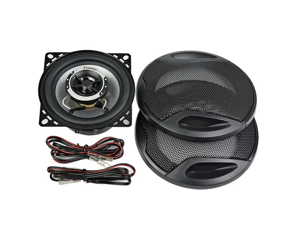 AOSHIKE, 2 шт., 4 дюйма, 60 Вт, 2 канала, автомобильный коаксиальный HIFI динамик, автомобильная дверь, аудио стерео, полный диапазон частот, громкий динамик