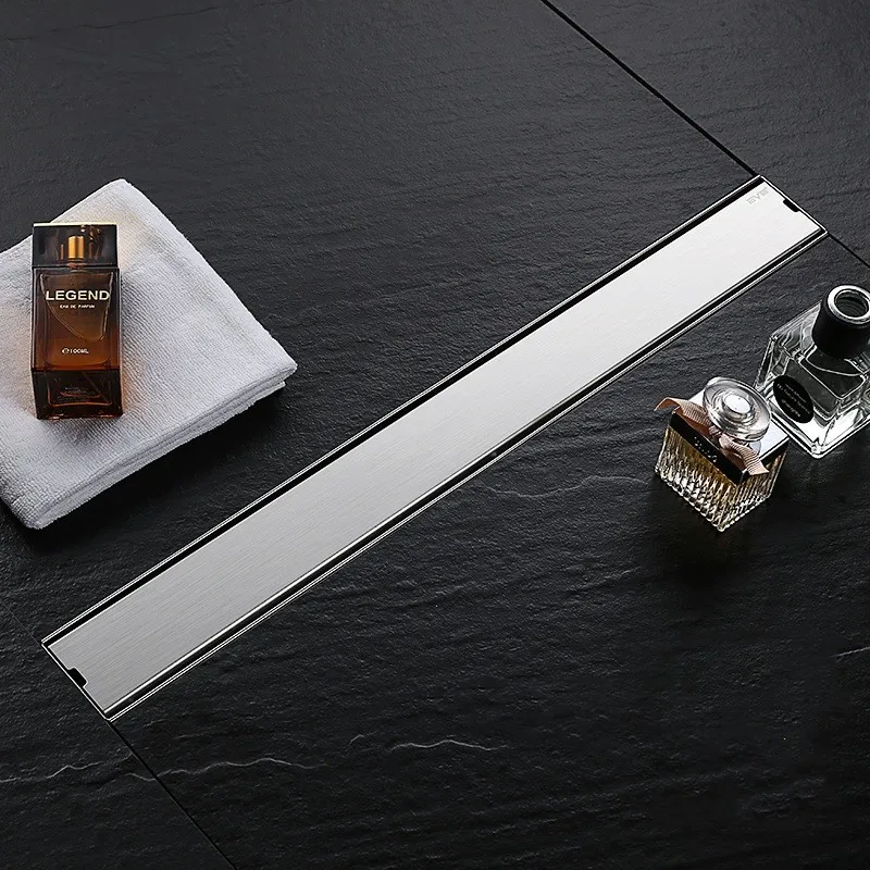 Прямоугольная линейная вставка для плитки из нержавеющей стали 100 см защита от