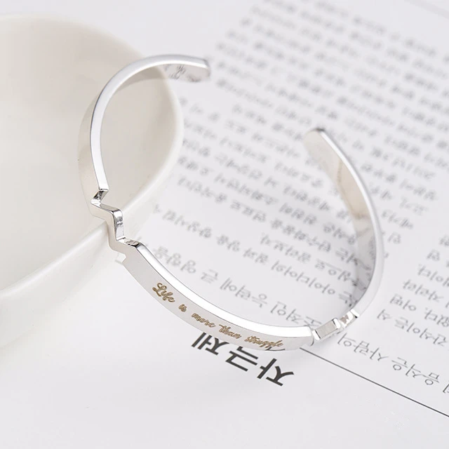 Новинка 2017 года Лидер продаж корейский стиль женские браслеты Bijoux Femme Простые