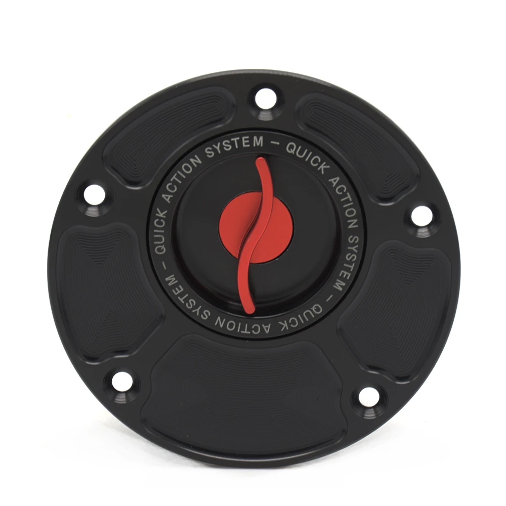 

Motorcycle Racing FUEL TANK CAPS Black Red For YAMAHA FZS 1000 Fazer 2000-2009 FJ-09/MT-09 Tracer 2015-2019