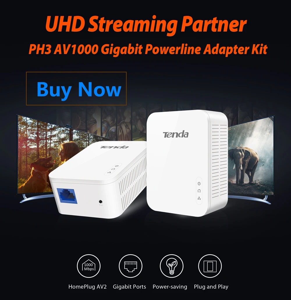 Tenda TEG1109P-8-102W гигабитный коммутатор poe сетевой переключатель ethernet 9*10 100 1000 Мбит RJ45 Порты и разъёмы 18 Гбит Коммутационная Ёмкость Plug& Play