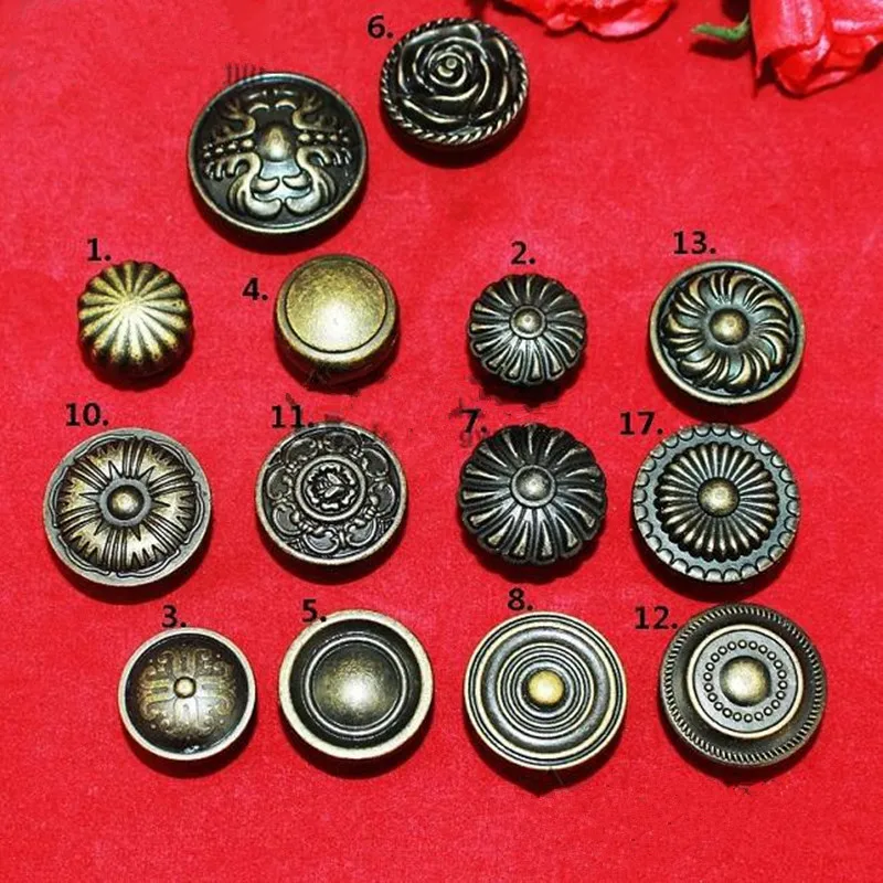 Ретро старинная Мебельная ручка цветок ручки и двери шкаф с выдвижными ящиками