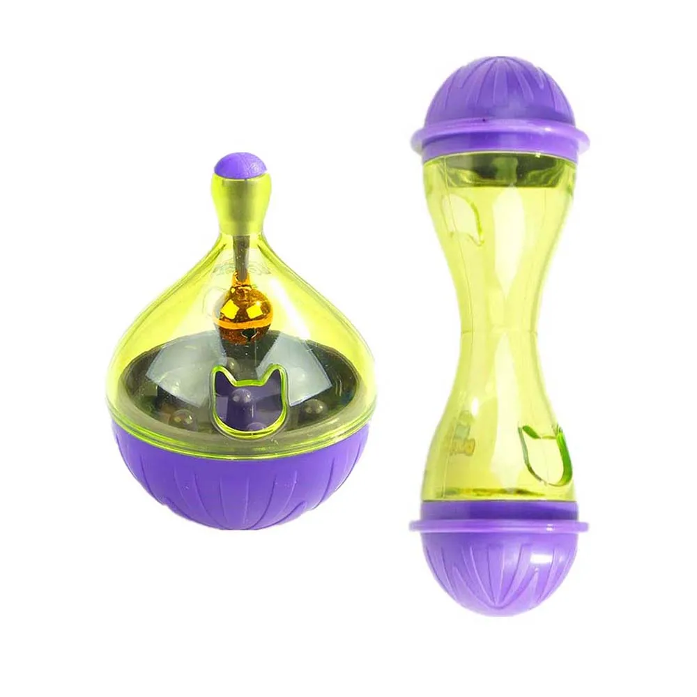 Pet Toy Automatic Funny Feeding Bite Cat Dog Tumbler Train Spill Food Ball Bowl Leak-proof | Дом и сад