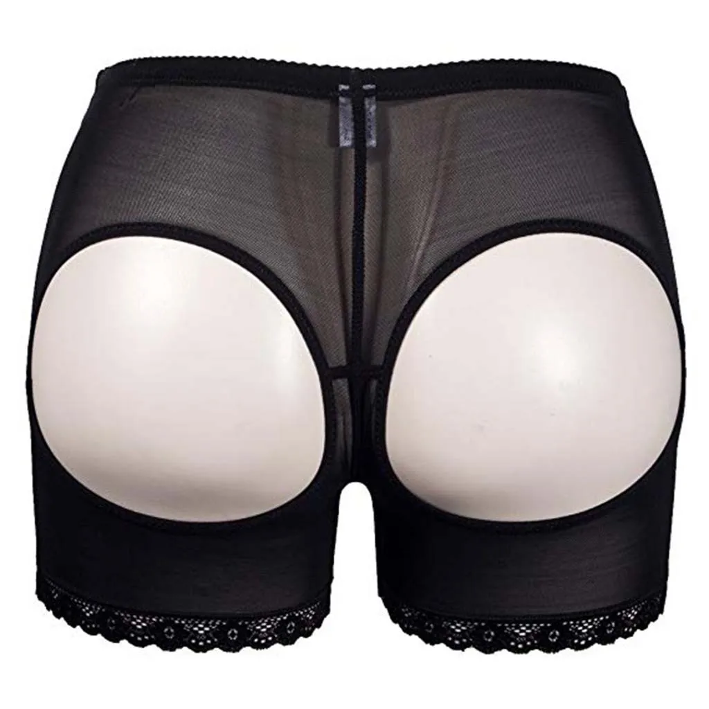 Утягивающий корсет на талии женские трусы однотонная с приметанными оборками