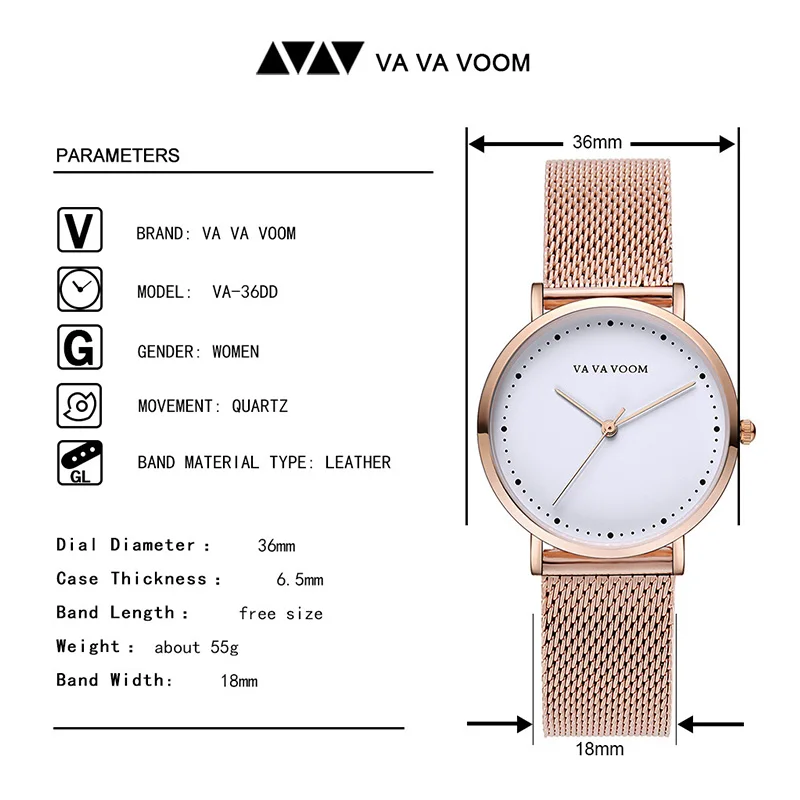 

Zegarek Damski Relojes Para Mujer, , 2019