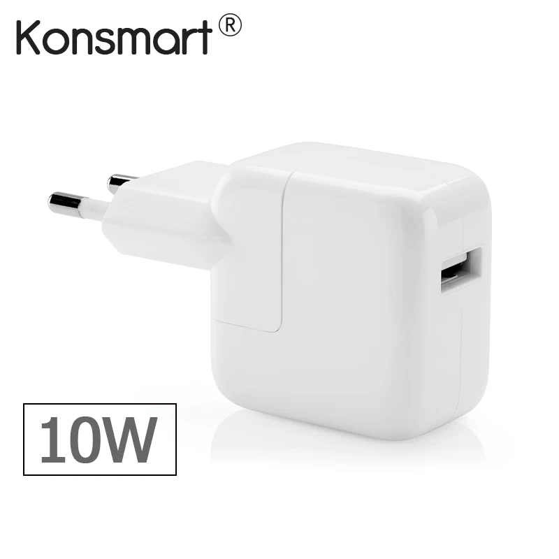 KONSMART 10 Вт USB адаптер питания евро дорожное зарядное устройство для iPhone 6 6s 7 Plus iPad
