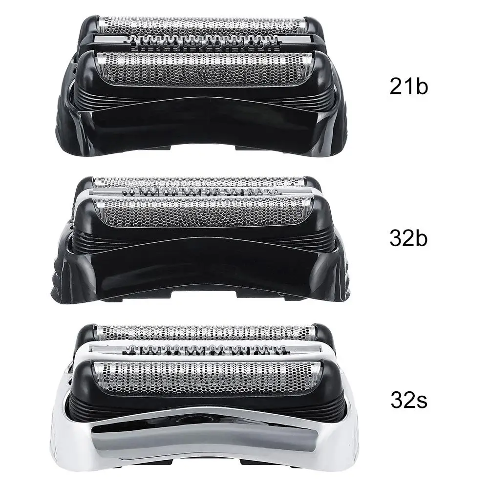 21B/32B/32S черная бритва фольга резак бритва головка для Braun Series 3 320 330 380 390 3090CC 350CC 320S 330S Кассетная сетка