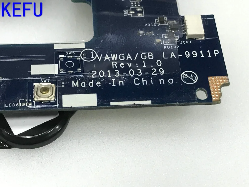 Быстрая доставка. Новая материнская плата VAWGA/ GB LA 9911P G505 для ноутбука LENOVO